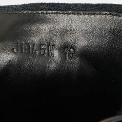 Pre Owned Tom Ford Black Perforated Leather Warwick Sneakers Size 43