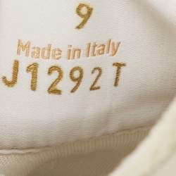 مملوكة مسبقًا حذاء رياضي توم فورد جيمس منخفض من أعلى قماش وزخرفة متعددة الألوان مقاس 42