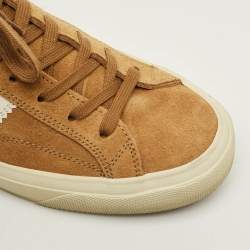 Pre Owned Tom Ford Cambridge Size 42.5 Tan/White Leather and Suede Lace Up Sneakers
