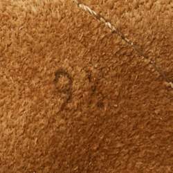 Pre Owned Tom Ford Cambridge Size 42.5 Tan/White Leather and Suede Lace Up Sneakers