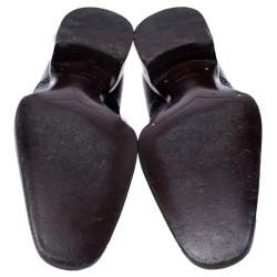 Tom Ford Black Leather Slip On Loafers Size 44.5