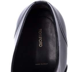 Tom Ford Black Leather Lace Up Oxfords Size 45