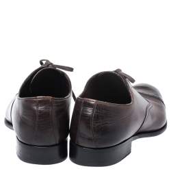 Tom Ford Brown Leather Charles Oxfords Size 44.5