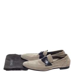 Tom Ford Two Tone Suede Leather Twist Band Elkan Loafer Size 41