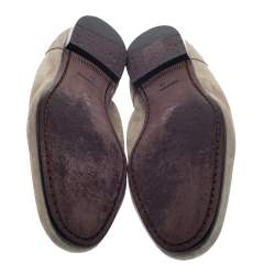 Tom Ford Two Tone Suede Leather Twist Band Elkan Loafer Size 41