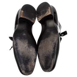 Pre Owned Tom Ford Black Patent Elkan Evening Lace Up Oxfords Size 44