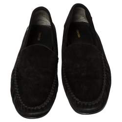 Pre Owned Tom Ford Black Suede Loafers Size 43.5