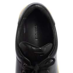 Tom Ford  Black Leather Low Top Sneakers Size 41.5