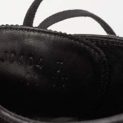 Tom Ford Black Leather Lace-Up Oxfords Size 44