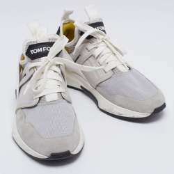 Tom Ford Tricolor Suede And Mesh Sneakers Size 42