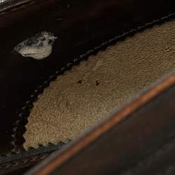 Pre Owned حذاء لوفرز توم فورد جلد بني بشراشيب سليب أون مقاس 40