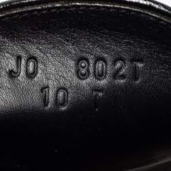 Tom Ford Black Leather Penny Loafers Size 44