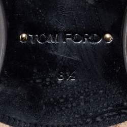 Tom Ford Brown Brogue Leather Lace Up Oxfords Size 42.5
