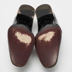 Tom Ford Black Patent Leather and Ribbon Band Tuxedo Loafers Size 42.5