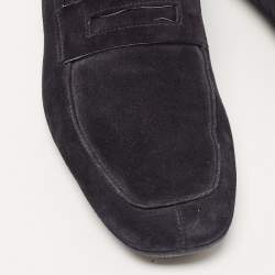 Tom Ford Navy Blue Suede Berwick Loafers Size 43.5