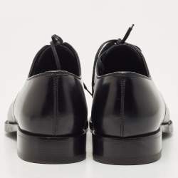 Tom Ford  Black Leather Lace Up Oxford Size 40