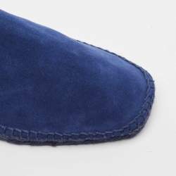 Tom Ford Navy Blue Suede Barnes Espadrilles Size 43