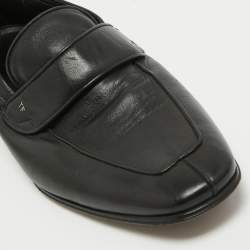Tom Ford Black Leather Slip On Loafers Size 43.5