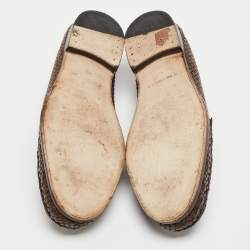 Tom Ford Brown Leather Slip On Loafers Size 42.5