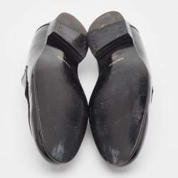 Tom Ford Black Patent Leather Penny Loafers Size 40