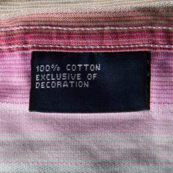Tommy Hilfiger Multicolor Striped Cotton Long Sleeve Button Front Shirt XL