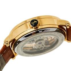 مملوكة مسبقًا ساعة يد رجالية تونينو لامبورغيني مفرغة أل أس4490 ستانلس ستيل بي في دي ذهب 44 مم