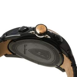 Tonino Lamborghini Black Two-Tone Stainless Steel Spyder 901BGL Men's Wristwatch 55 mm