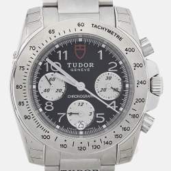 Tudor Black Stainless Steel 20300 Men's Wristwatch 41 mm 