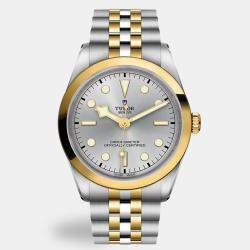 Pre Owned Tudor Black Bay M79643-0002 Automatic Silver Stainless Steel Men's Wristwatch 36 mm