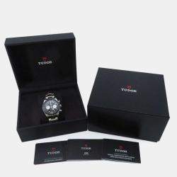 Tudor Black Stainless Steel Black Bay M79360N-0001 Automatic Men's Wristwatch 41 mm