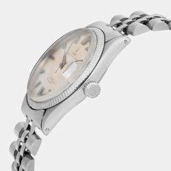 Tudor White 14k White gold Prince OysterDate 7966 Automatic Men's Wristwatch 34mm