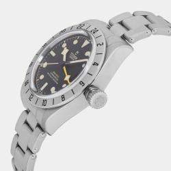 Tudor Black Stainless Steel Black Bay M79470-0001 Automatic Men's Wristwatch 39 mm