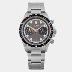 Tudor Black Stainess Steel Heritage 70330N Automatic 42mm Automatic Men's Wristwatch 42 mm