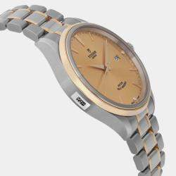 Tudor Champagne 18K Yellow Gold Stainless Steel Style 12703 Automatic Men's Wristwatch 41 mm