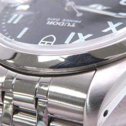 Tudor Black Steel Prince Date 74000N Men's Wristwatch 34mm