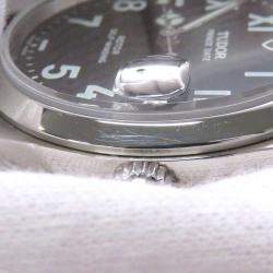Tudor Black Steel Prince Date 74000N Men's Wristwatch 34mm