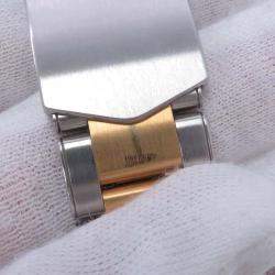 Tudor Black 18k Yellow Gold Stainless Steel Black Bay 79833MN-0001 Automatic Men's Wristwatch 41 mm