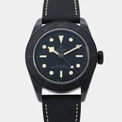 Tudor Black Ceramic Black Bay M79210CNU-0001 Automatic Men's Wristwatch 41 mm