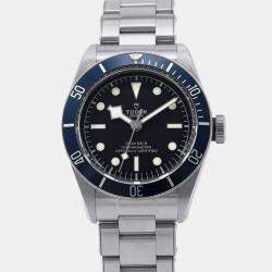 Tudor Black Stainless Steel Heritage 79230B-0008 Automatic Men's Wristwatch 41 mm