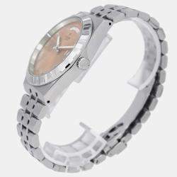 Tudor Pink Stainless Steel Royal M28600-0009 Automatic Men's Wristwatch 41 mm