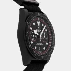 Pre-Owned Tudor Black Dial Pelagos FXD Chronograph Automatic Men's Watch 43 mm