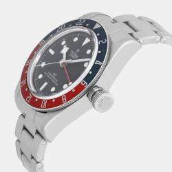 Pre Owned Tudor Black Stainless Steel Black bay 79830RB Automatic Men's Wristwatch 41 mm