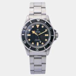 Tudor Black Stainless Steel Submariner 7016/0 Automatic Men's Wristwatch 40 mm