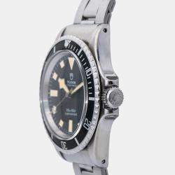 Tudor Black Stainless Steel Submariner 7016/0 Automatic Men's Wristwatch 40 mm