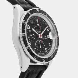 Pre Owned Tudor Tiger Prince Date Chronograph 79270P Automatic Stainless Steel Silver Dial Men's Wristwatch 40mm