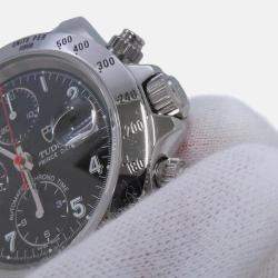 Pre Owned Tudor Prince Date 79280 Automatic Black Stainless Steel Men's Wristwatch 40 mm
