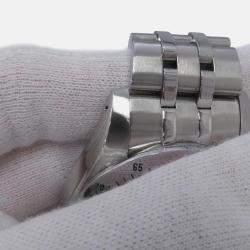 Pre Owned Tudor Prince Date 79280 Automatic Black Stainless Steel Men's Wristwatch 40 mm