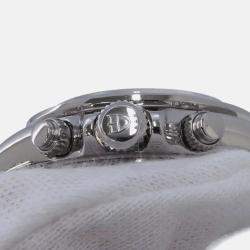 Pre Owned Tudor Prince Date 79280 Automatic Black Stainless Steel Men's Wristwatch 40 mm