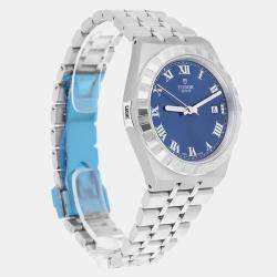 Pre Owned Tudor Royal M28500-0005 Automatic Blue Stainless Steel Men's Wristwatch 38 mm