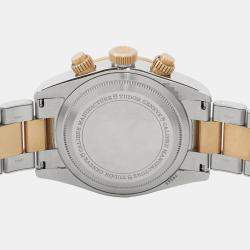 Pre Owned Tudor Black Bay 79363N Automatic Black 18k Yellow Gold Stainless Steel Men's Wristwatch 41 mm